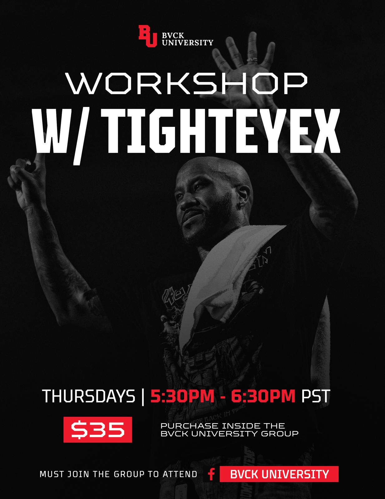 Online Krump Workshop with Tighteyex (Single Session Pass)
