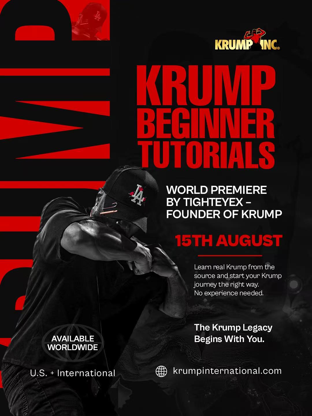 Tighteyex Official Krump Fundamental Online Classes